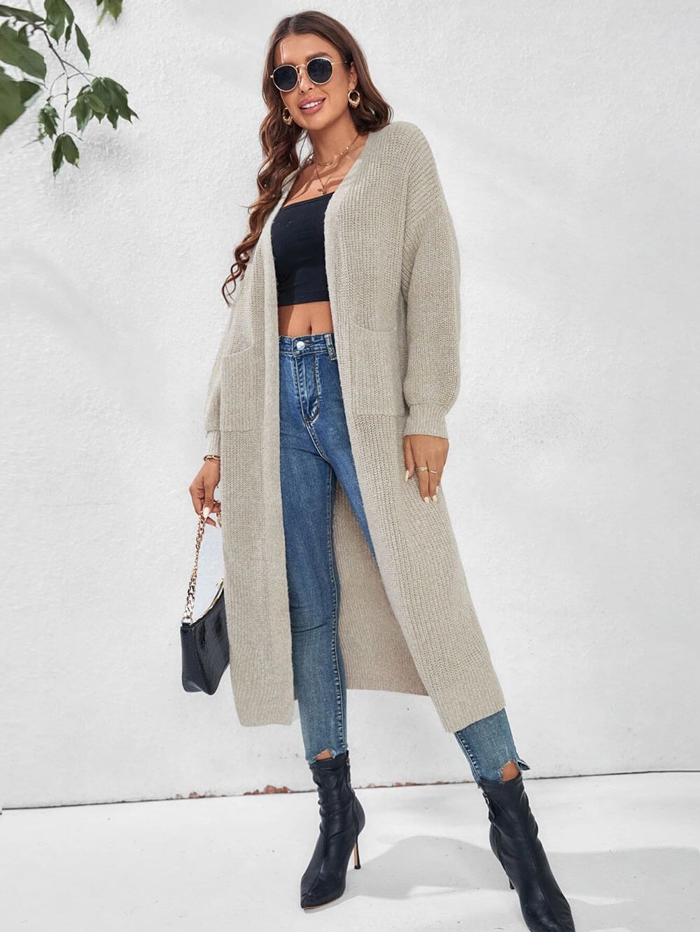 Curve maxi cardigan - immagine 2