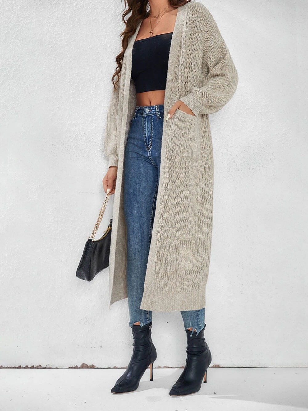 Curve maxi cardigan - immagine 3